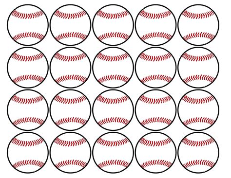 baseball printable photo.